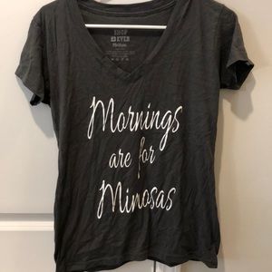 Mornings are for Mimosas brunch tee